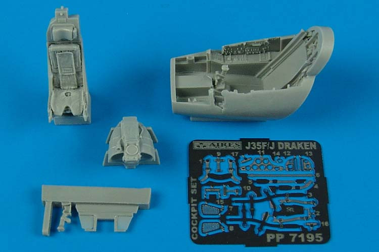J35F/J Draken cockpit set HAS