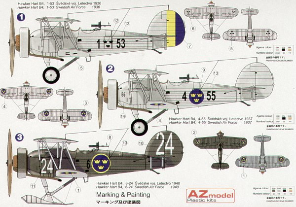 Hawker Hart, B4A ski or wheel, Flygvapnet Hawker Hart, B4A ski or wheel, Flygvapnet