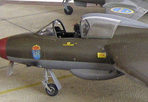 Hawker Hunter vacformad huv x 2 Hawker Hunter vacformad huv x 2