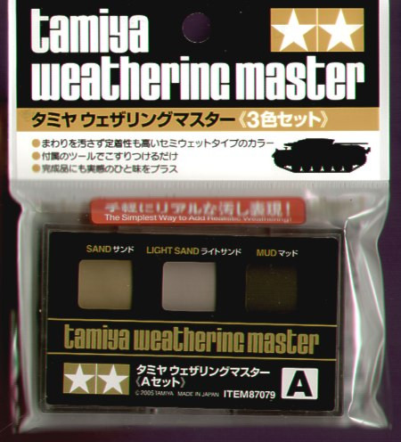 Weathering Master, A set (sand, light sand, mud) Weathering Master, A set (sand, light sand, mud)